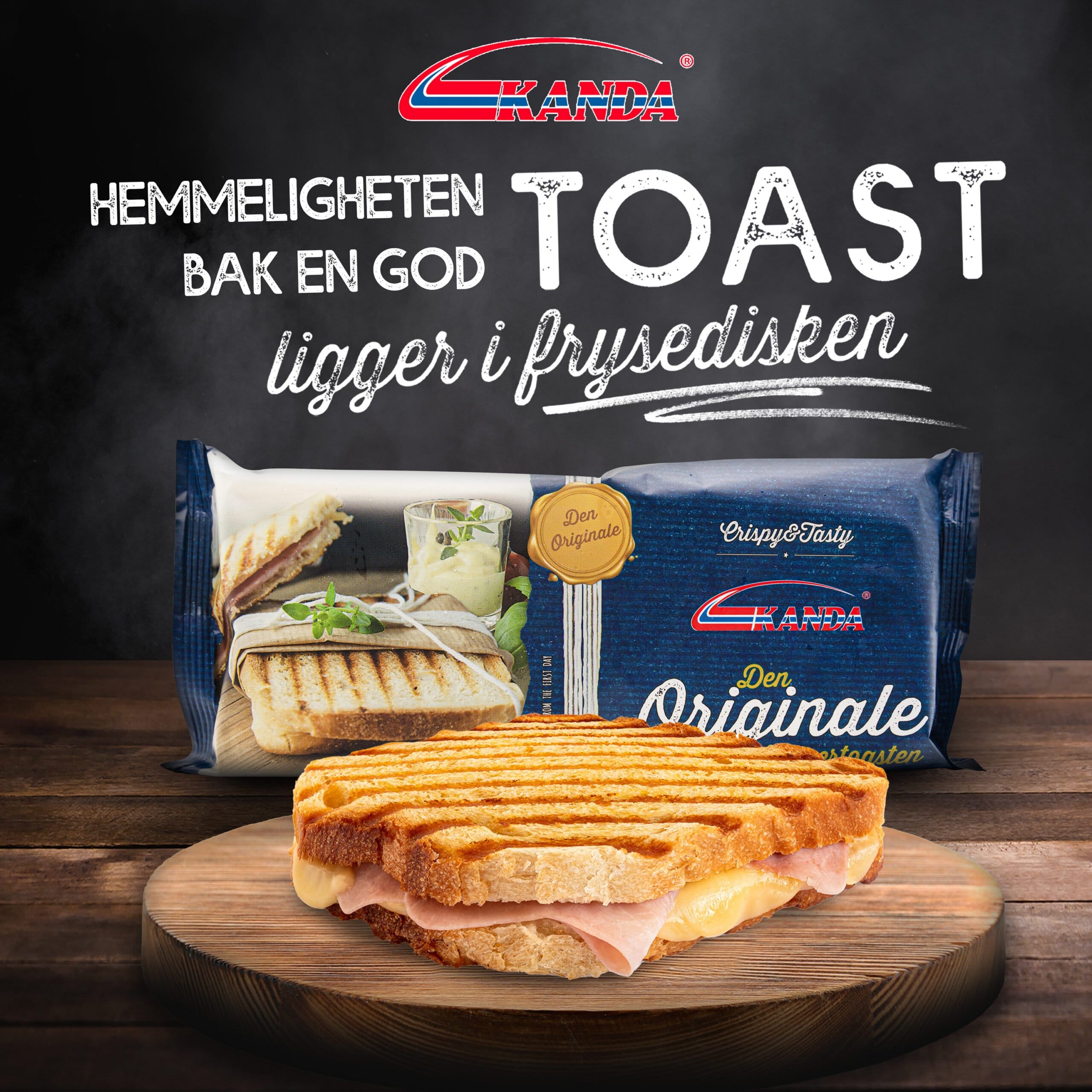 Kanda Wienertoast, Hemmeligheten bak en god toast ligger i frysedisken