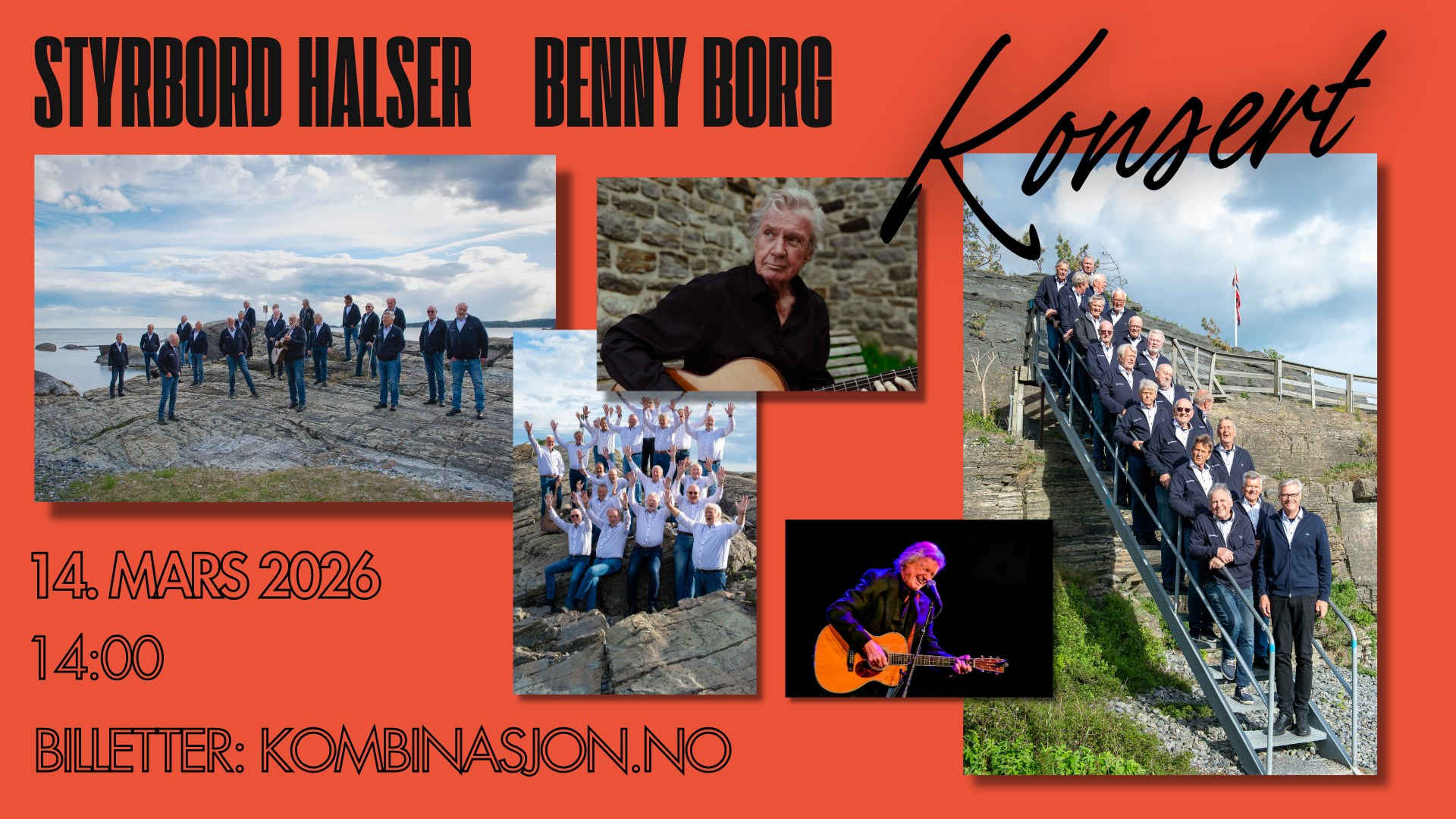 Konsert med Benny Borg og Styrbord Halser