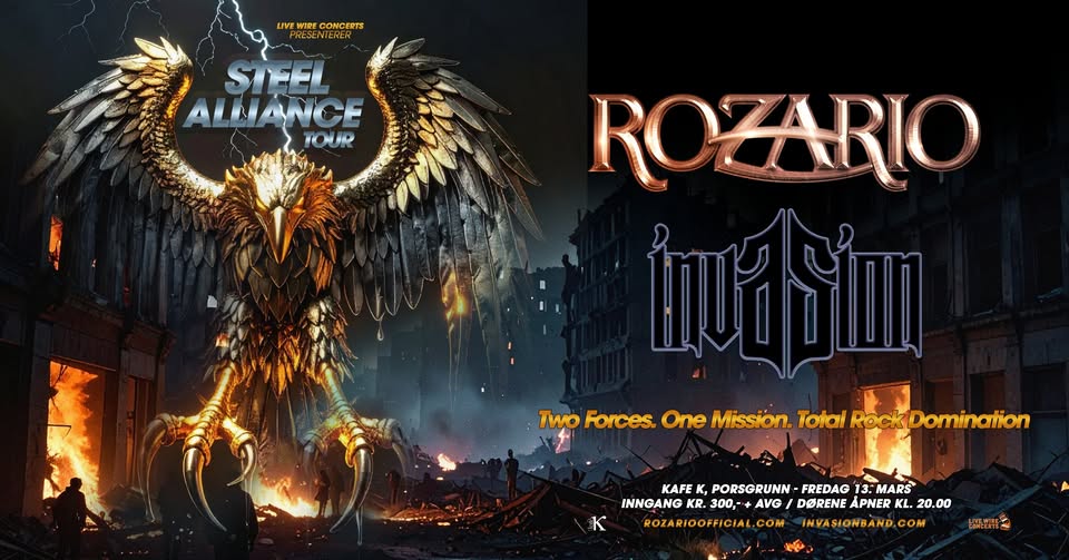 Rozario & Invasion – Steel Alliance Tour